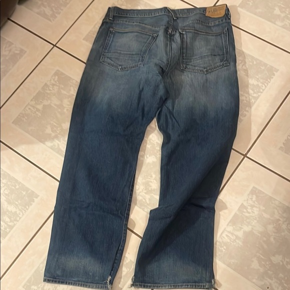 Polo Ralph Lauren Blue Straight Jeans with Classic Denim Style W38 L30 - Picture 4 of 6